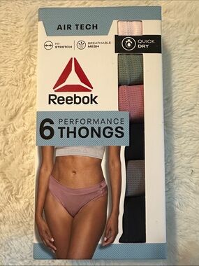 Reebok Air Tech Performance Thongs - Dusty Pink, Muted Green, Black, Gray